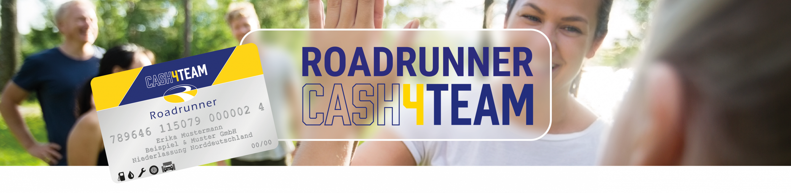 Roadrunner Cash4Team – Tankkarte mit Gruppenrabatt für Unternehmen und Teams