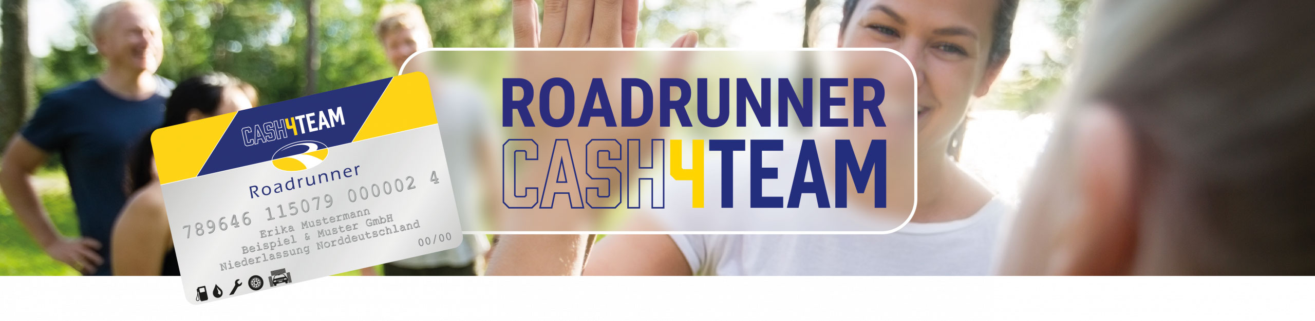 Roadrunner Cash4Team – Tankkarte mit Gruppenrabatt für Unternehmen und Teams
